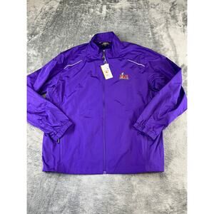 CORE365 Jacket XL Purple Super Bowl LVI Logo NWT SMALL SPOT
